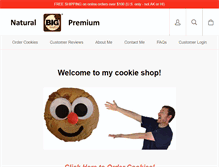 Tablet Screenshot of 1bigcookie.com